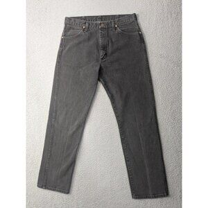 Vintage Wrangler 13MWZ Jeans 33x32 (Fits 30.5x30) Grayish Black USA Cowboy